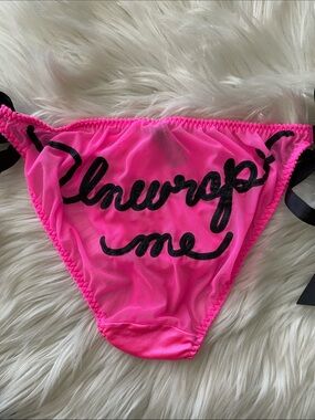 Victoria’s Secret SLT Hot Pink 'Unwrap Me' Bikini Bottom